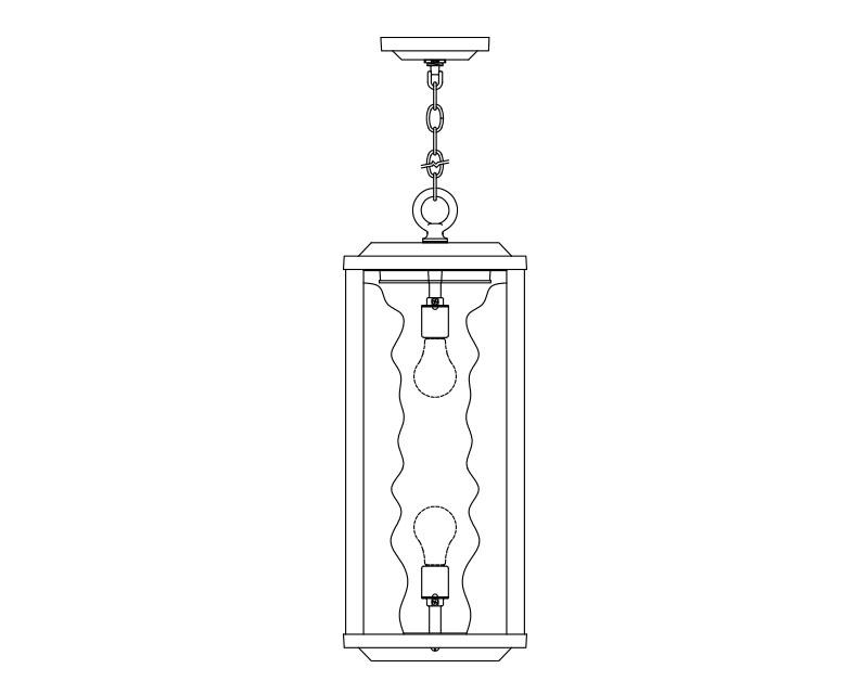 Gemini, Large, aluminum, Ceiling Mount, chain, opal acrylic, (2) 75W INC, 120V